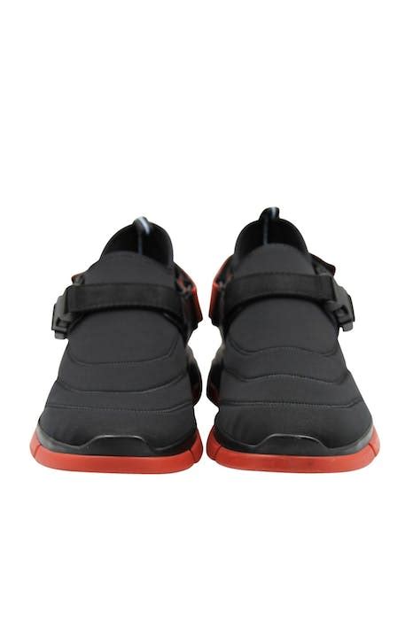 prada neoprene buckle sneakers|sneakers prada nuova collezione.